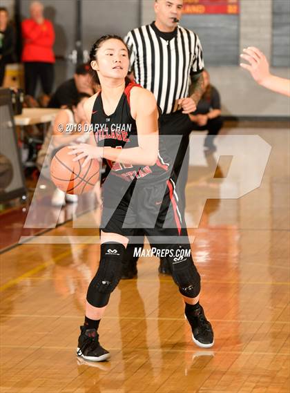 Thumbnail 1 in Village Christian vs. Hart (La Canada Tournament) photogallery.