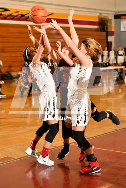 Thumbnail 2 in Village Christian vs. Hart (La Canada Tournament) photogallery.