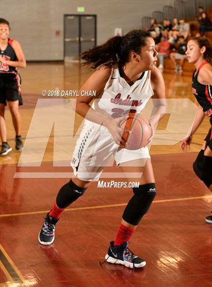 Thumbnail 2 in Village Christian vs. Hart (La Canada Tournament) photogallery.