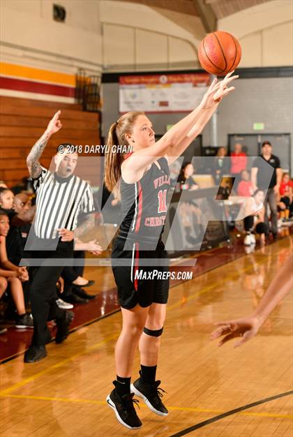 Thumbnail 3 in Village Christian vs. Hart (La Canada Tournament) photogallery.