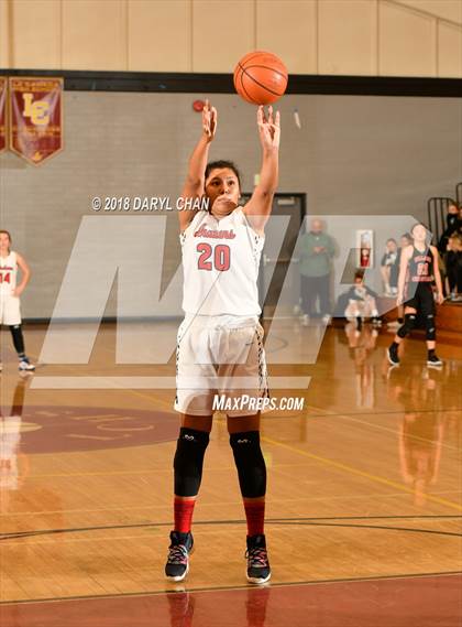 Thumbnail 3 in Village Christian vs. Hart (La Canada Tournament) photogallery.