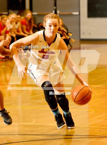 Thumbnail 3 in Village Christian vs. Hart (La Canada Tournament) photogallery.
