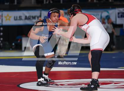 Thumbnail 1 in NYSPHSAA Wrestling Championships - Semi Finals 160 lbs - 285 lbs photogallery.