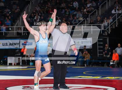 Thumbnail 1 in NYSPHSAA Wrestling Championships - Semi Finals 160 lbs - 285 lbs photogallery.