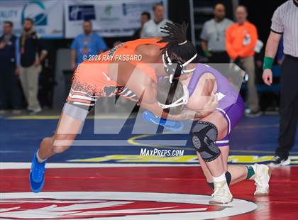 Thumbnail 1 in NYSPHSAA Wrestling Championships - Semi Finals 160 lbs - 285 lbs photogallery.