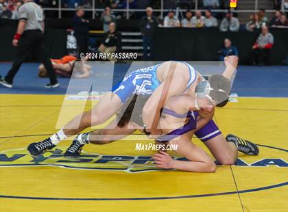 Thumbnail 1 in NYSPHSAA Wrestling Championships - Semi Finals 160 lbs - 285 lbs photogallery.