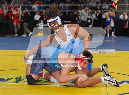 Thumbnail 3 in NYSPHSAA Wrestling Championships - Semi Finals 160 lbs - 285 lbs photogallery.