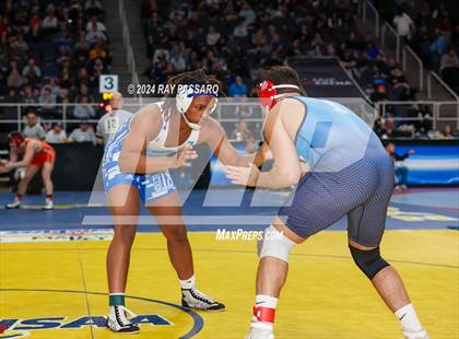 Thumbnail 2 in NYSPHSAA Wrestling Championships - Semi Finals 160 lbs - 285 lbs photogallery.