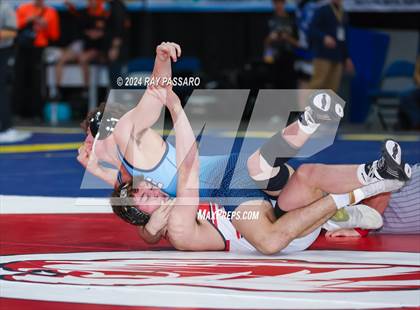 Thumbnail 1 in NYSPHSAA Wrestling Championships - Semi Finals 160 lbs - 285 lbs photogallery.