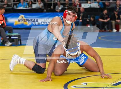 Thumbnail 1 in NYSPHSAA Wrestling Championships - Semi Finals 160 lbs - 285 lbs photogallery.