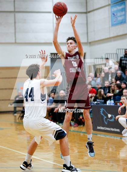 Thumbnail 2 in Intermountain Christian vs. Summit Academy (Eagle Holiday Shootout) photogallery.