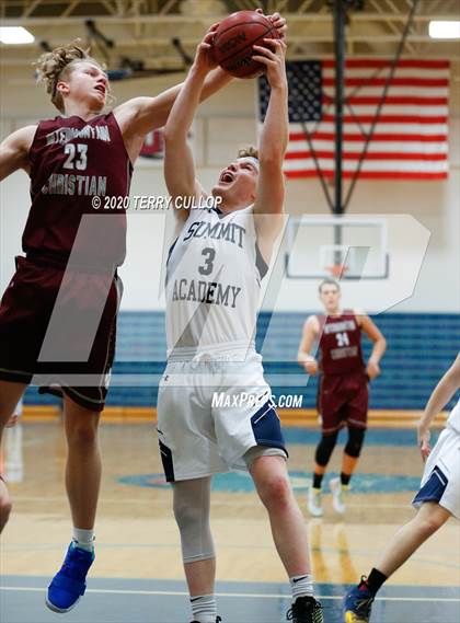 Thumbnail 1 in Intermountain Christian vs. Summit Academy (Eagle Holiday Shootout) photogallery.