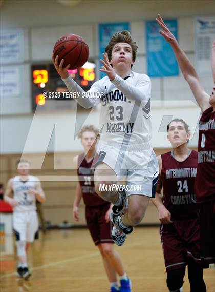 Thumbnail 1 in Intermountain Christian vs. Summit Academy (Eagle Holiday Shootout) photogallery.