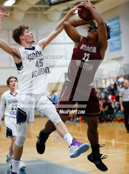Thumbnail 2 in Intermountain Christian vs. Summit Academy (Eagle Holiday Shootout) photogallery.