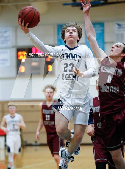 Thumbnail 2 in Intermountain Christian vs. Summit Academy (Eagle Holiday Shootout) photogallery.