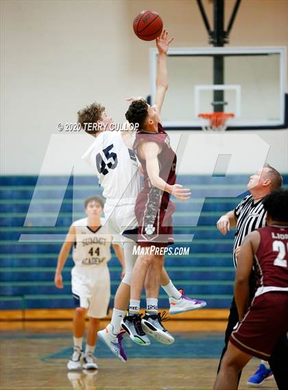 Thumbnail 2 in Intermountain Christian vs. Summit Academy (Eagle Holiday Shootout) photogallery.