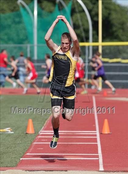 Thumbnail 1 in CIF NS D1 TRack & Field Championships (Boys Triple Jump) photogallery.