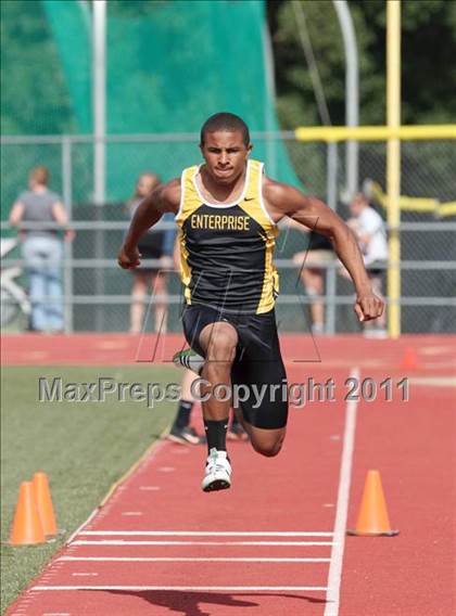 Thumbnail 3 in CIF NS D1 TRack & Field Championships (Boys Triple Jump) photogallery.