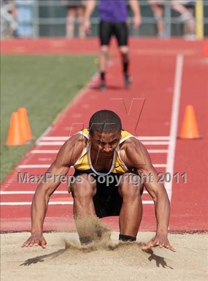Thumbnail 1 in CIF NS D1 TRack & Field Championships (Boys Triple Jump) photogallery.