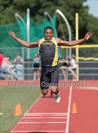 Thumbnail 2 in CIF NS D1 TRack & Field Championships (Boys Triple Jump) photogallery.