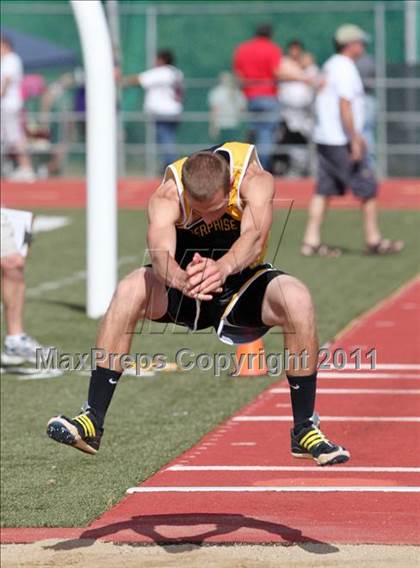 Thumbnail 2 in CIF NS D1 TRack & Field Championships (Boys Triple Jump) photogallery.