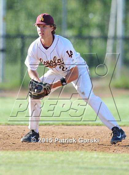 Thumbnail 3 in Notre Dame @ Loyola Academy (IHSA Class 4A Regional Playoff) photogallery.