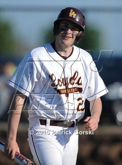 Thumbnail 1 in Notre Dame @ Loyola Academy (IHSA Class 4A Regional Playoff) photogallery.
