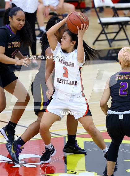 Thumbnail 2 in Lynwood vs. Harvard-Westlake (CIF-SS Open Playoff) photogallery.