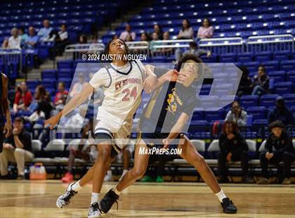 Thumbnail 1 in Cypress Ranch vs. Cypress Springs (Houston Methodist Cy Hoops Consolation Final) photogallery.