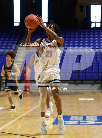 Thumbnail 1 in Cypress Ranch vs. Cypress Springs (Houston Methodist Cy Hoops Consolation Final) photogallery.