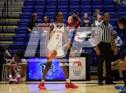 Thumbnail 1 in Cypress Ranch vs. Cypress Springs (Houston Methodist Cy Hoops Consolation Final) photogallery.