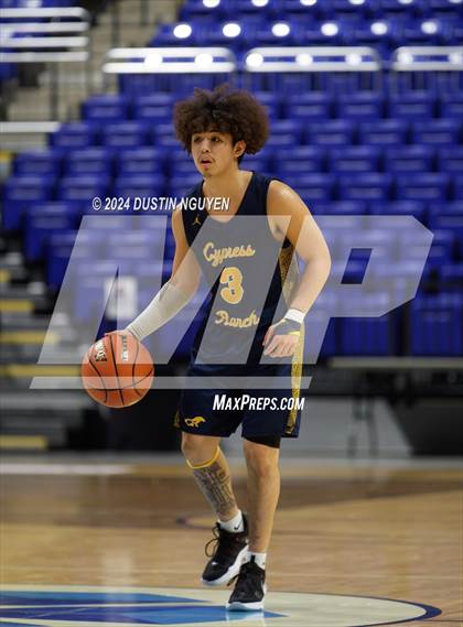 Thumbnail 2 in Cypress Ranch vs. Cypress Springs (Houston Methodist Cy Hoops Consolation Final) photogallery.