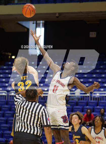 Thumbnail 1 in Cypress Ranch vs. Cypress Springs (Houston Methodist Cy Hoops Consolation Final) photogallery.