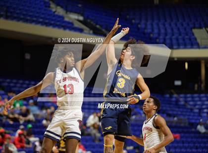 Thumbnail 3 in Cypress Ranch vs. Cypress Springs (Houston Methodist Cy Hoops Consolation Final) photogallery.