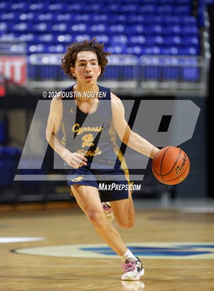 Thumbnail 3 in Cypress Ranch vs. Cypress Springs (Houston Methodist Cy Hoops Consolation Final) photogallery.