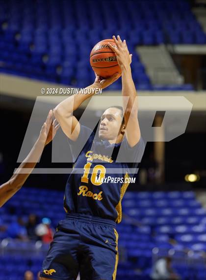 Thumbnail 1 in Cypress Ranch vs. Cypress Springs (Houston Methodist Cy Hoops Consolation Final) photogallery.