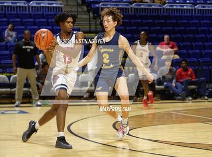 Thumbnail 2 in Cypress Ranch vs. Cypress Springs (Houston Methodist Cy Hoops Consolation Final) photogallery.