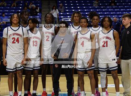 Thumbnail 2 in Cypress Ranch vs. Cypress Springs (Houston Methodist Cy Hoops Consolation Final) photogallery.
