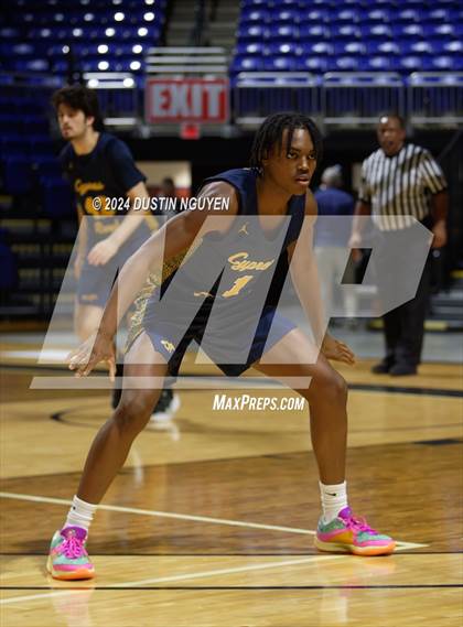 Thumbnail 3 in Cypress Ranch vs. Cypress Springs (Houston Methodist Cy Hoops Consolation Final) photogallery.