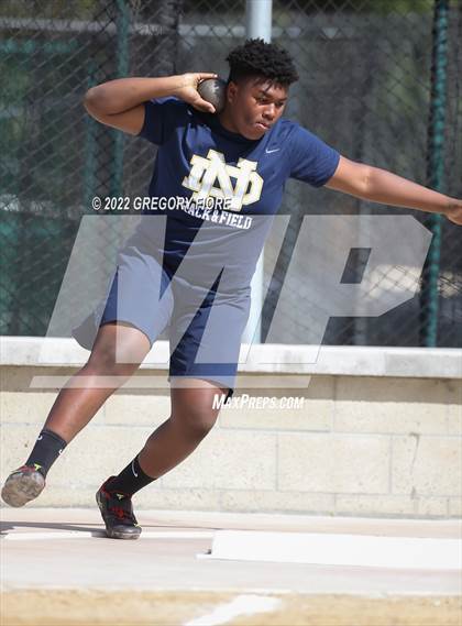 Thumbnail 1 in John Godina Meet @ Notre Dame (SO) photogallery.