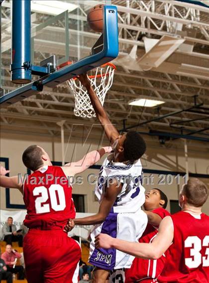 Thumbnail 2 in Catholic Memorial School vs St. Peter-Marian (Catholic School Showcase) photogallery.
