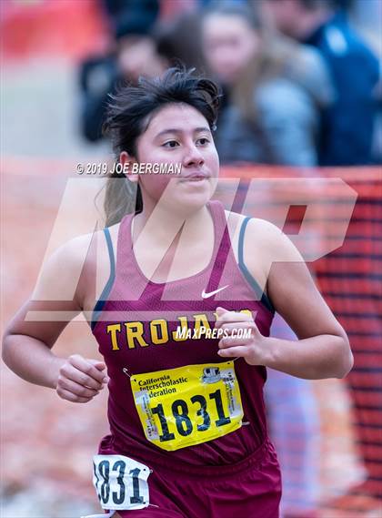 Thumbnail 2 in CIF State Cross Country Championships (Girls D5 Race) photogallery.