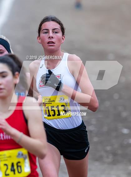Thumbnail 2 in CIF State Cross Country Championships (Girls D5 Race) photogallery.