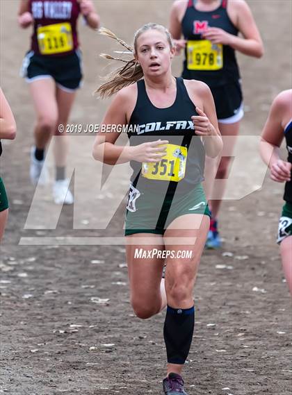 Thumbnail 3 in CIF State Cross Country Championships (Girls D5 Race) photogallery.