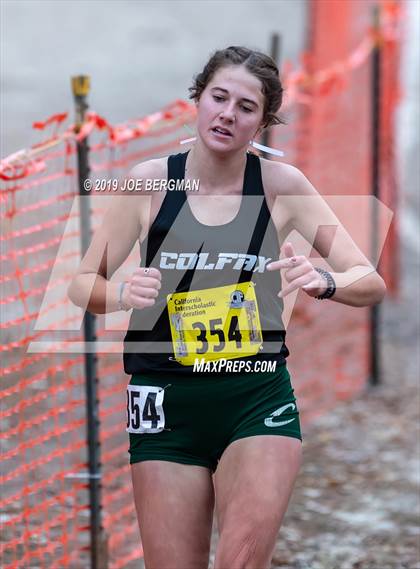 Thumbnail 1 in CIF State Cross Country Championships (Girls D5 Race) photogallery.