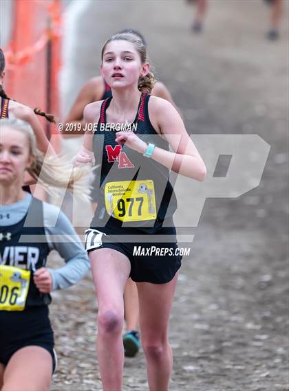 Thumbnail 1 in CIF State Cross Country Championships (Girls D5 Race) photogallery.