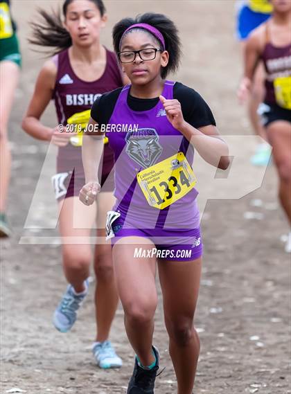 Thumbnail 3 in CIF State Cross Country Championships (Girls D5 Race) photogallery.