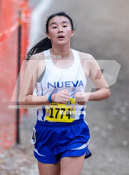 Thumbnail 2 in CIF State Cross Country Championships (Girls D5 Race) photogallery.