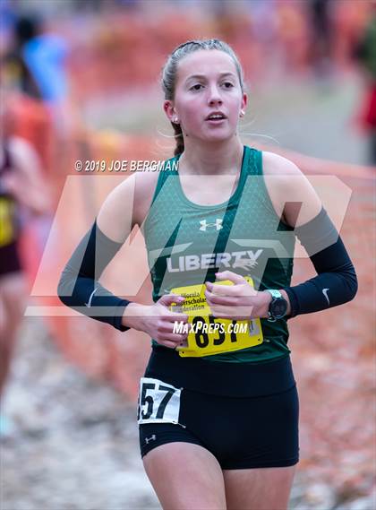 Thumbnail 2 in CIF State Cross Country Championships (Girls D5 Race) photogallery.