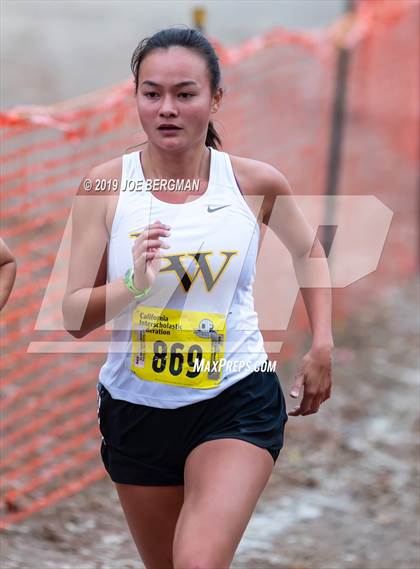 Thumbnail 2 in CIF State Cross Country Championships (Girls D5 Race) photogallery.